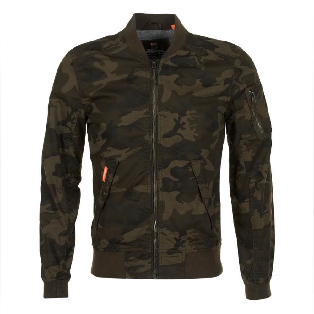 Superdry The Rookie Camouflage Military International Bomber Jacket